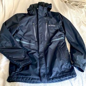 frozen granular hooded jacket